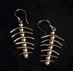 Fish-Bone Earrings