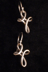 Loopy Cross Earrings