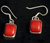 Square Coral Earrings